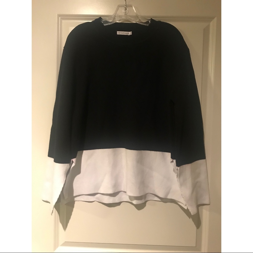 Fabrik Color Block Long Sleeve Sweater